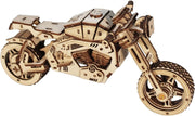 3D Wooden Motorcycle Puzzle Model Kit – DIY Craft, Handcrafted, Gift Ready