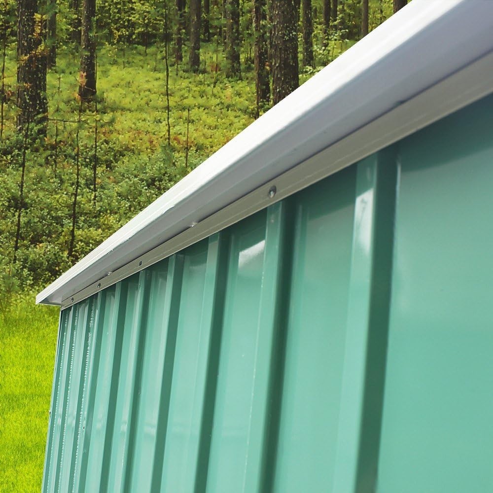 6x4ft Heavy Duty Metal Garden Shed Waterproof Outdoor Storage Lockable House