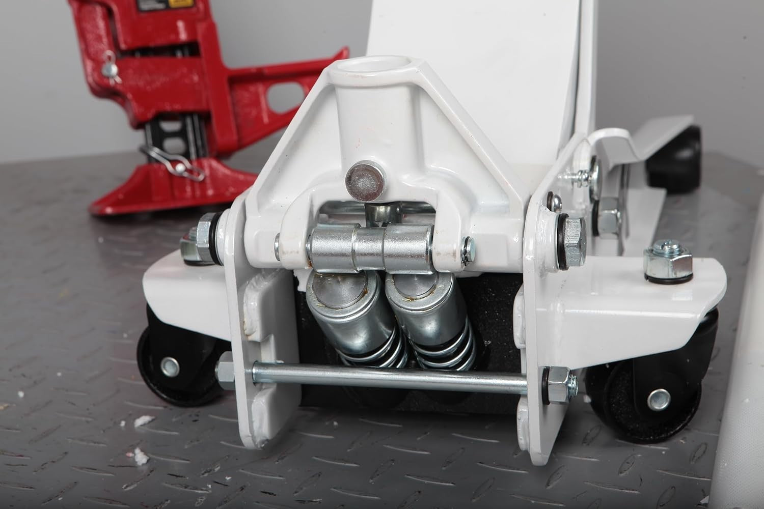 2.5 Ton Ultra Low Profile Trolley Jack 80–515mm Rocket Lift Twin Piston