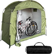 Portable Waterproof Bike Shed 2-Bike Storage Tent 200x80x165cm Green
