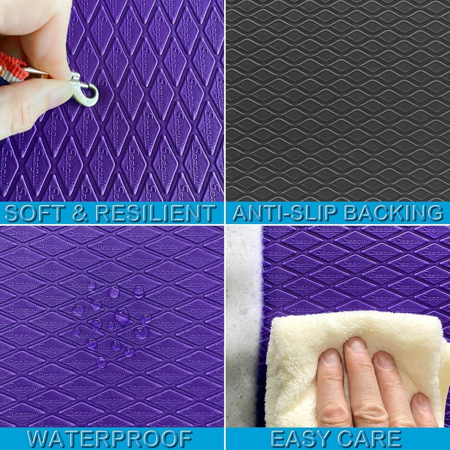 Dog Grooming Table Mat Non Slip Waterproof Anti Fatigue 24x36 Inch
