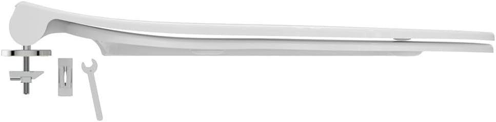 Concept Round Soft Close Toilet Seat White Gloss Sandwich Quick Release