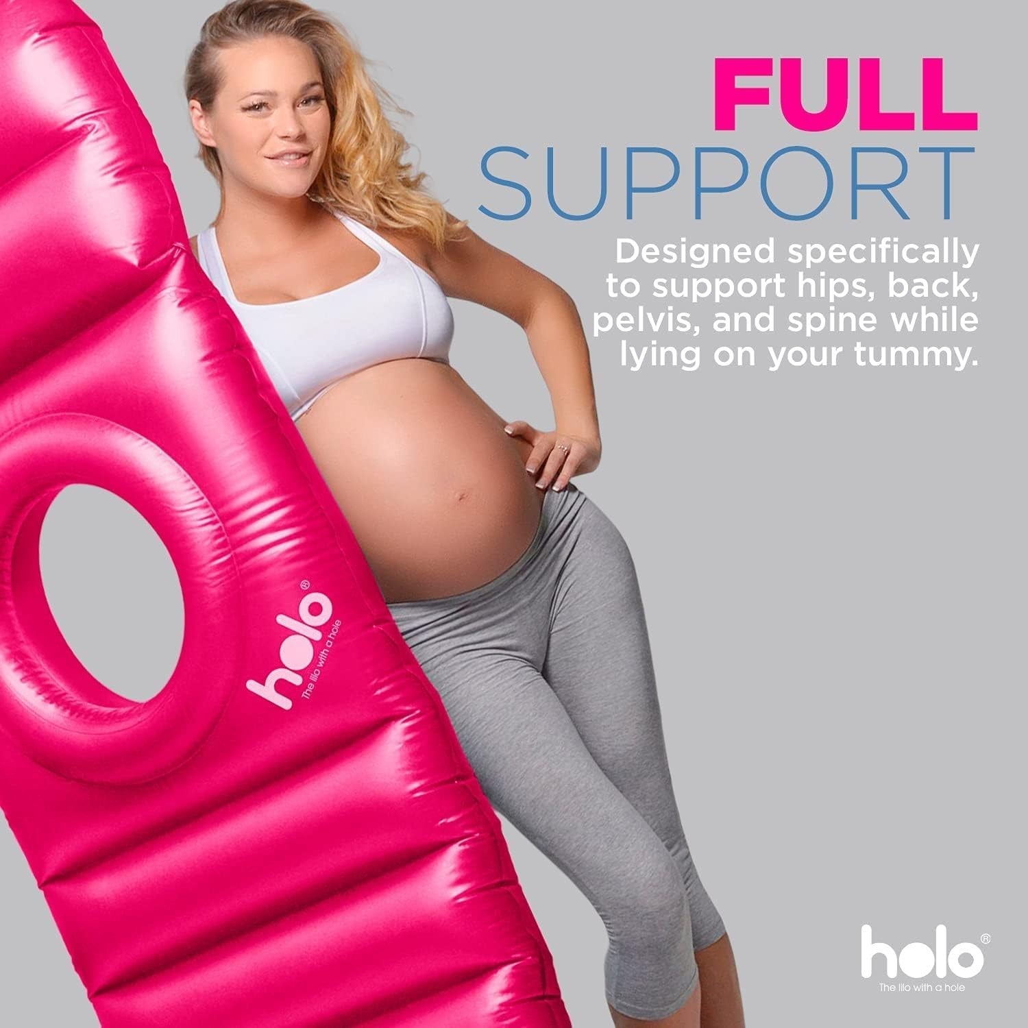 Inflatable Pregnancy Pillow Full Body Maternity Belly Support Sleep Cushion