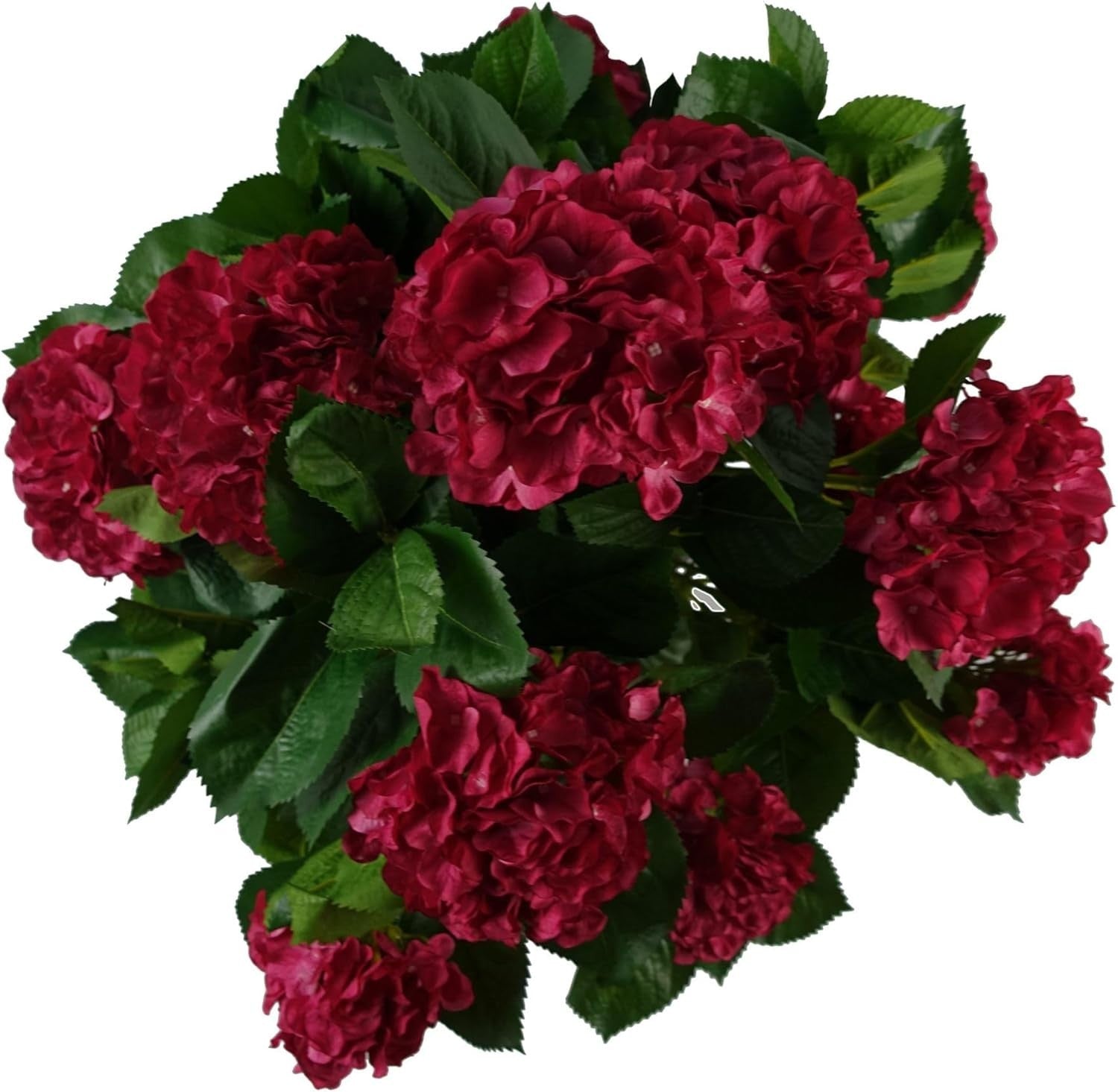 75cm Artificial Pink Hydrangea Blossom Tree Floral Plant in Pot Home Decoration
