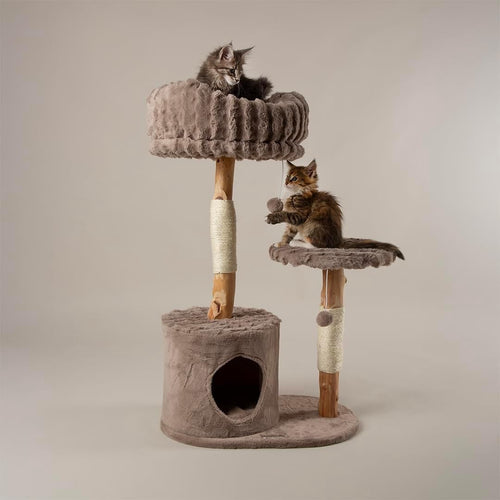 Cat Tree Tower Scratching Post Condo Multi Level Plush Climbing Indoor Cats