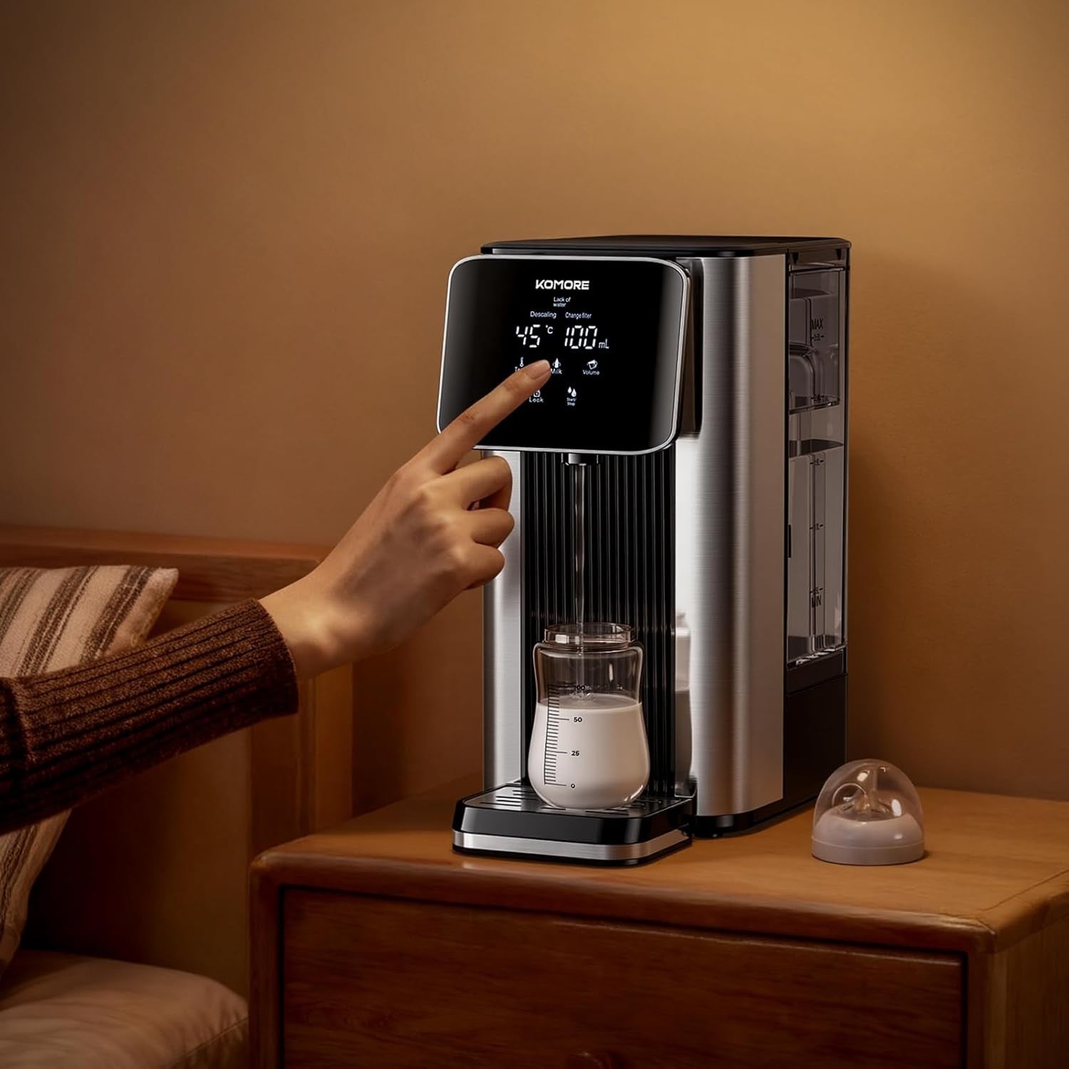 Instant Hot Water Dispenser 2.5L | 2600W Fast Boil Touch Screen Presets