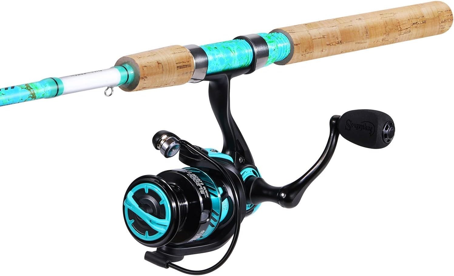 5ft 6in Spinning Rod & Reel Combo – Lightweight Travel Fishing Setup
