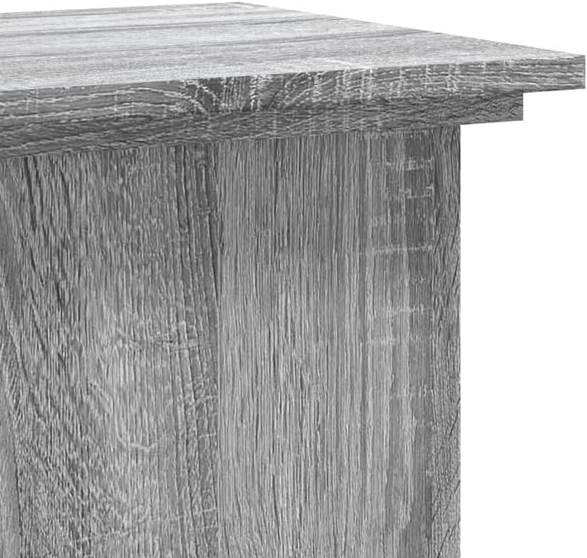 Tall Grey Wood Plant Stand 80cm Indoor Display Pedestal Table Modern Home Decor