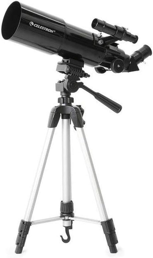 80mm Travel Scope with Smartphone Adapter & Backpack, Black