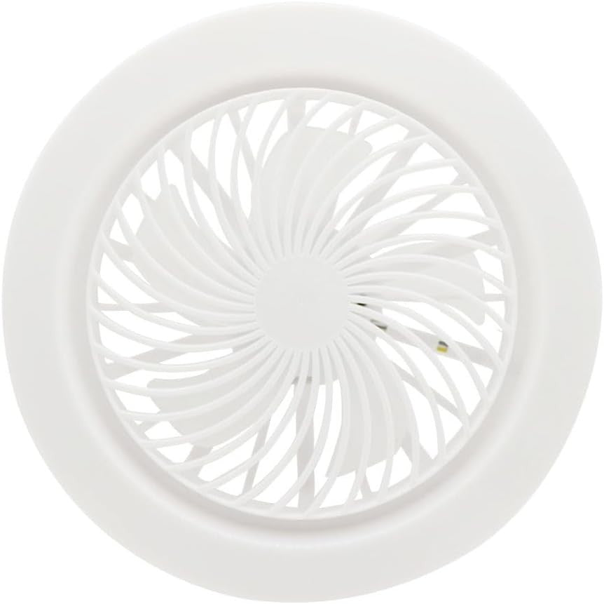 LED Ceiling Fan with Remote, 3 Speeds, 3 Colors, White