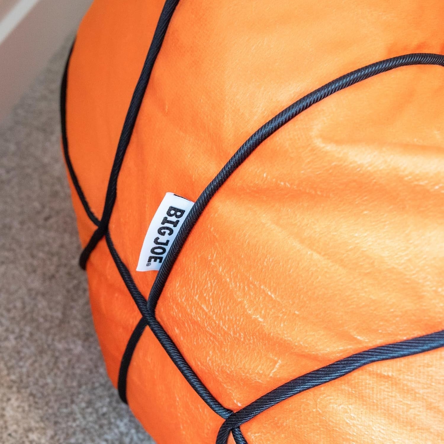 Basketball Bean Bag Chair Plush Soft Polyester Kids Gaming Room Lounge Seat