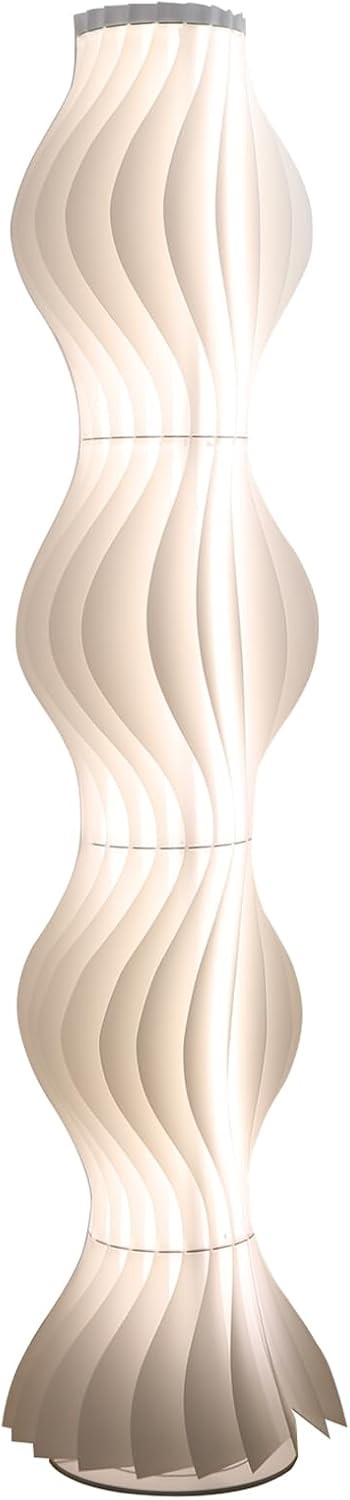 LED Floor Lamp 170cm Modern Dimmable Standing Light 3 Colour Acrylic Shade