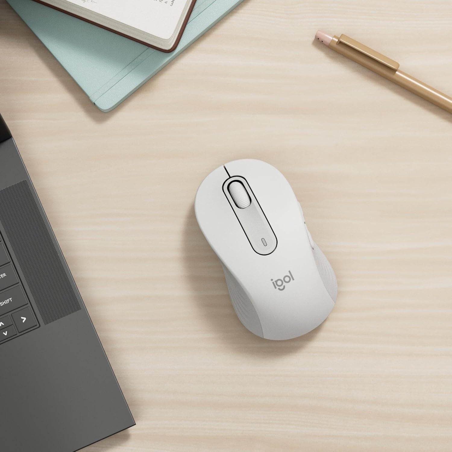 Large Size Silent Wireless Mouse Ergonomic Bluetooth Comfort Grip Home Office