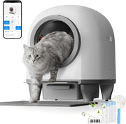 XXL Self Cleaning Cat Litter Box Automatic App Control Odor Removal