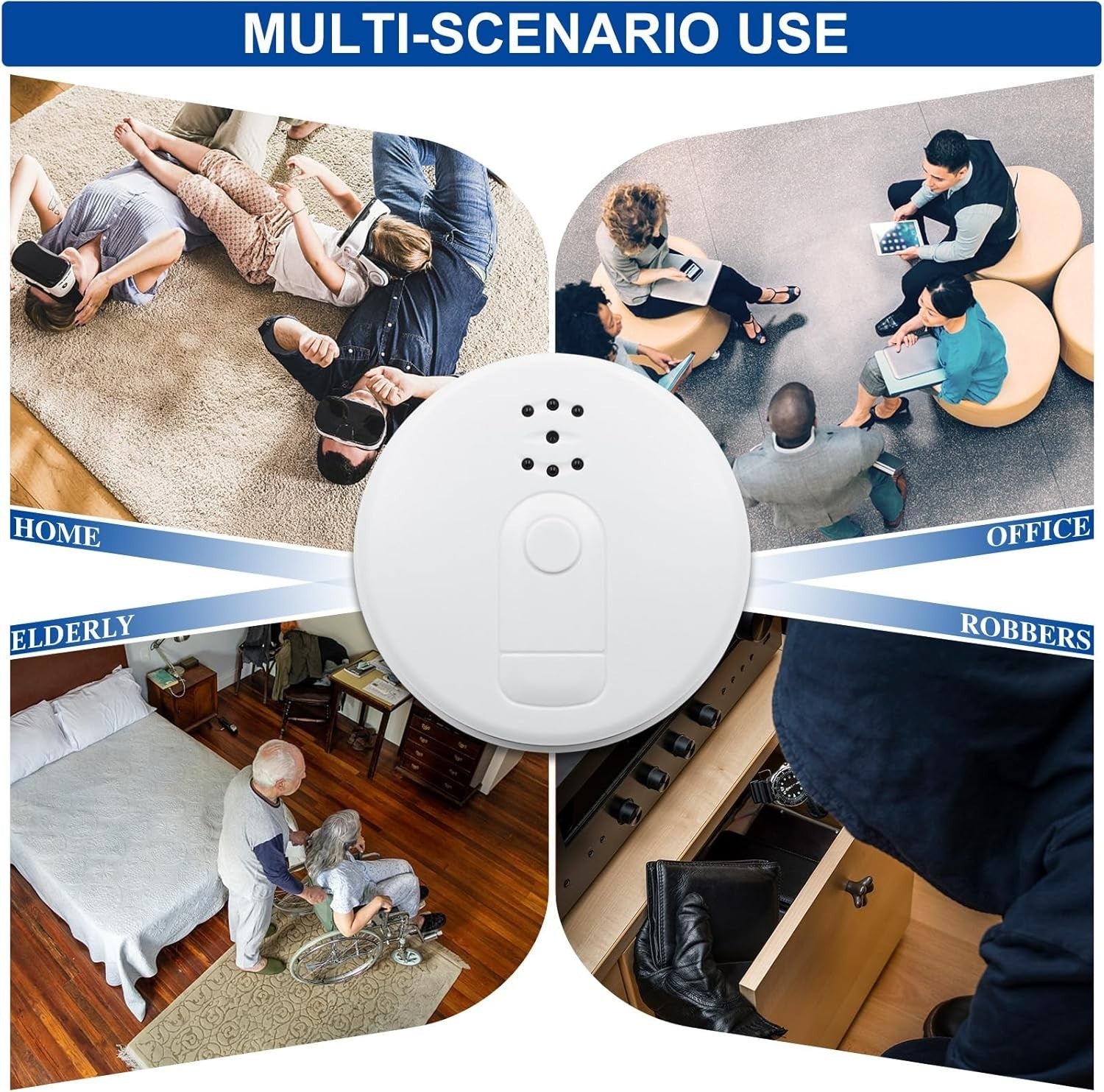 1080P WiFi Home Security Camera Motion Detection Night Vision Remote App