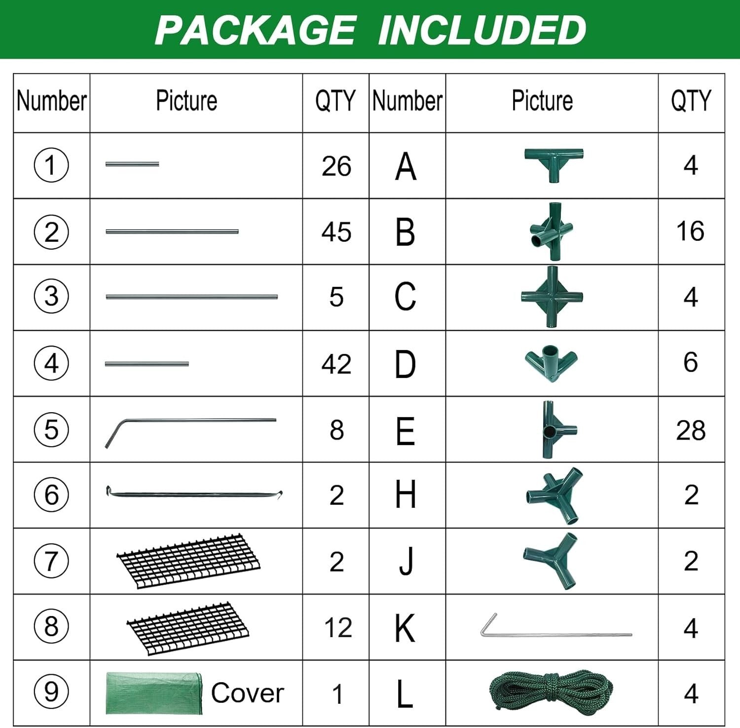 Walk-In Garden Greenhouse 8 Shelves Heavy Duty Steel Frame PE Cover 216cm