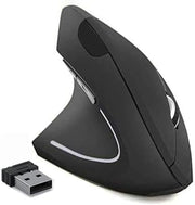 Left Handed Vertical Ergonomic Wireless Mouse 1600 DPI Comfort Grip