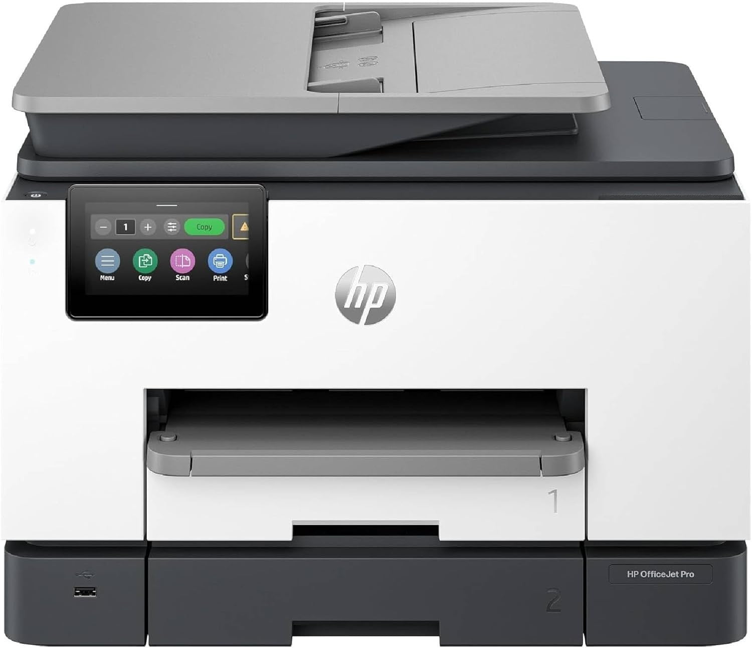 Grey All-in-One Inkjet Printer WiFi Duplex | Fast Colour Copy Scan Fax A4