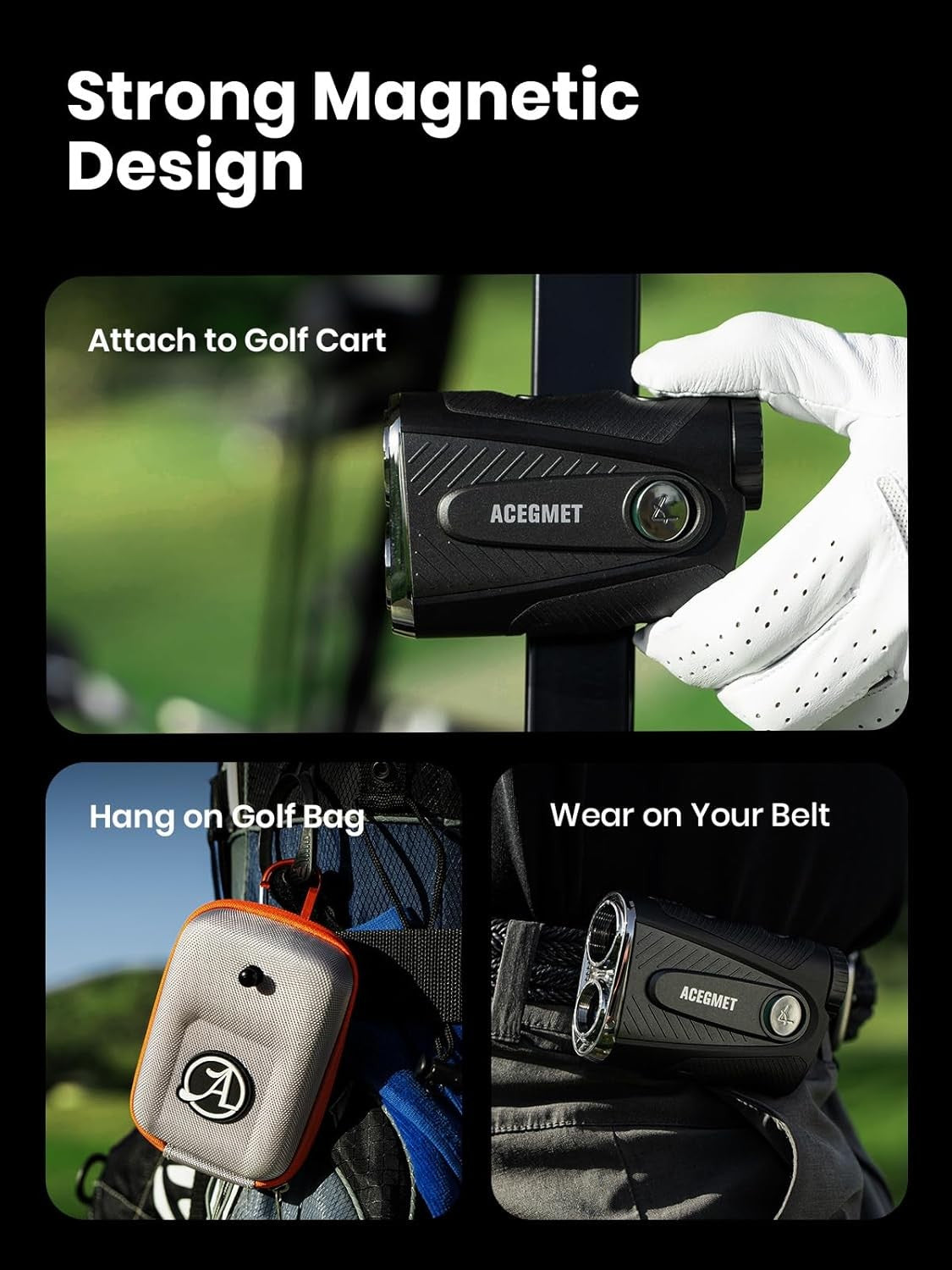 Golf Rangefinder 1300 Yards Slope Flag Lock Rechargeable Laser 7X