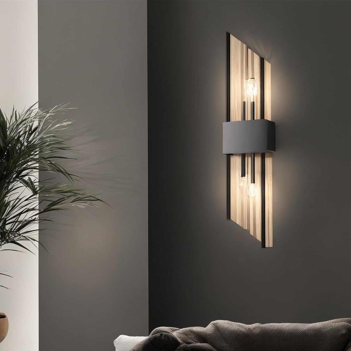 Modern Crystal Wall Sconce LED Light | Stainless Steel Elegant Lamp