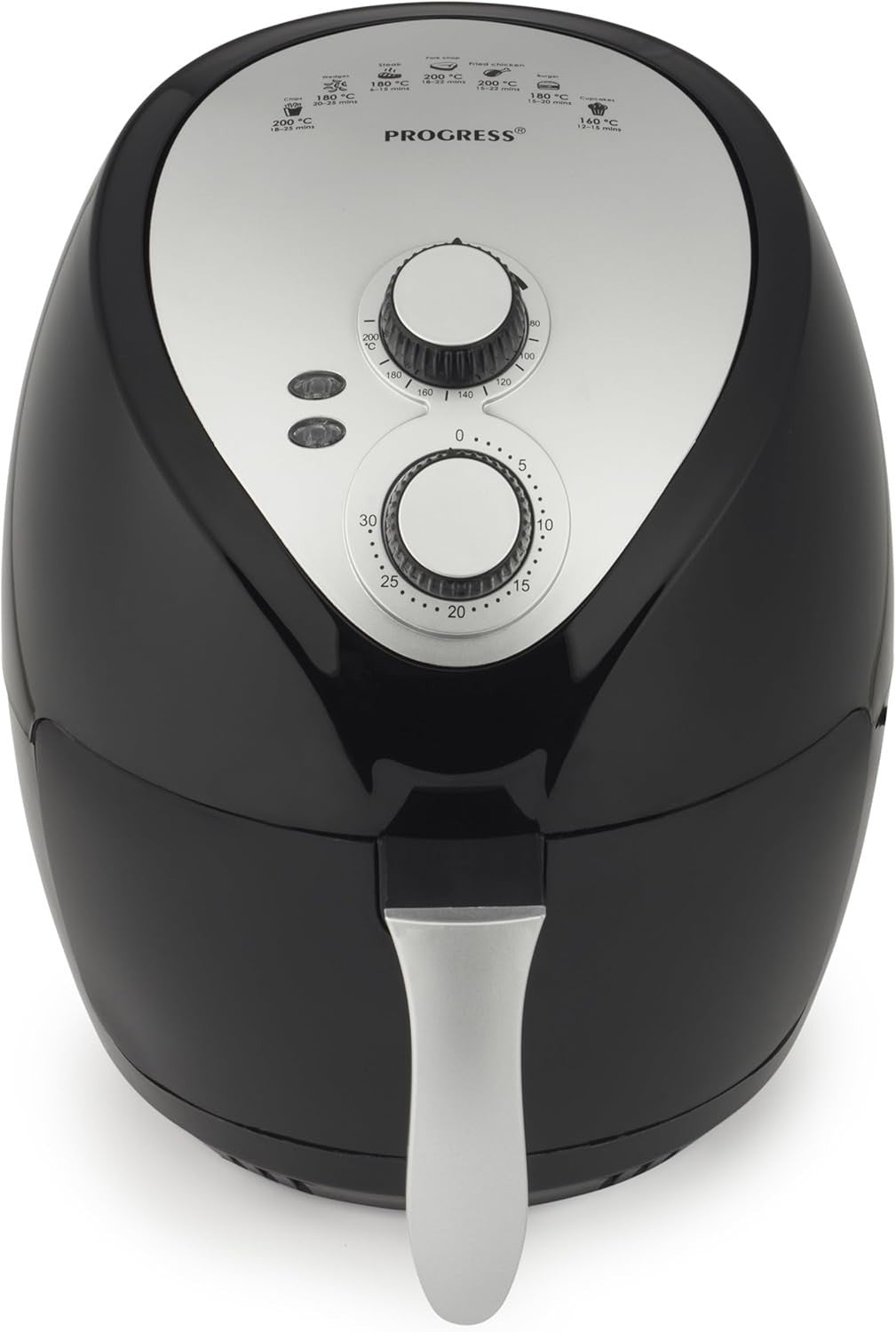 3.2L Manual Air Fryer Oil Free 1300W 80-200°C Fast Preheat Timer
