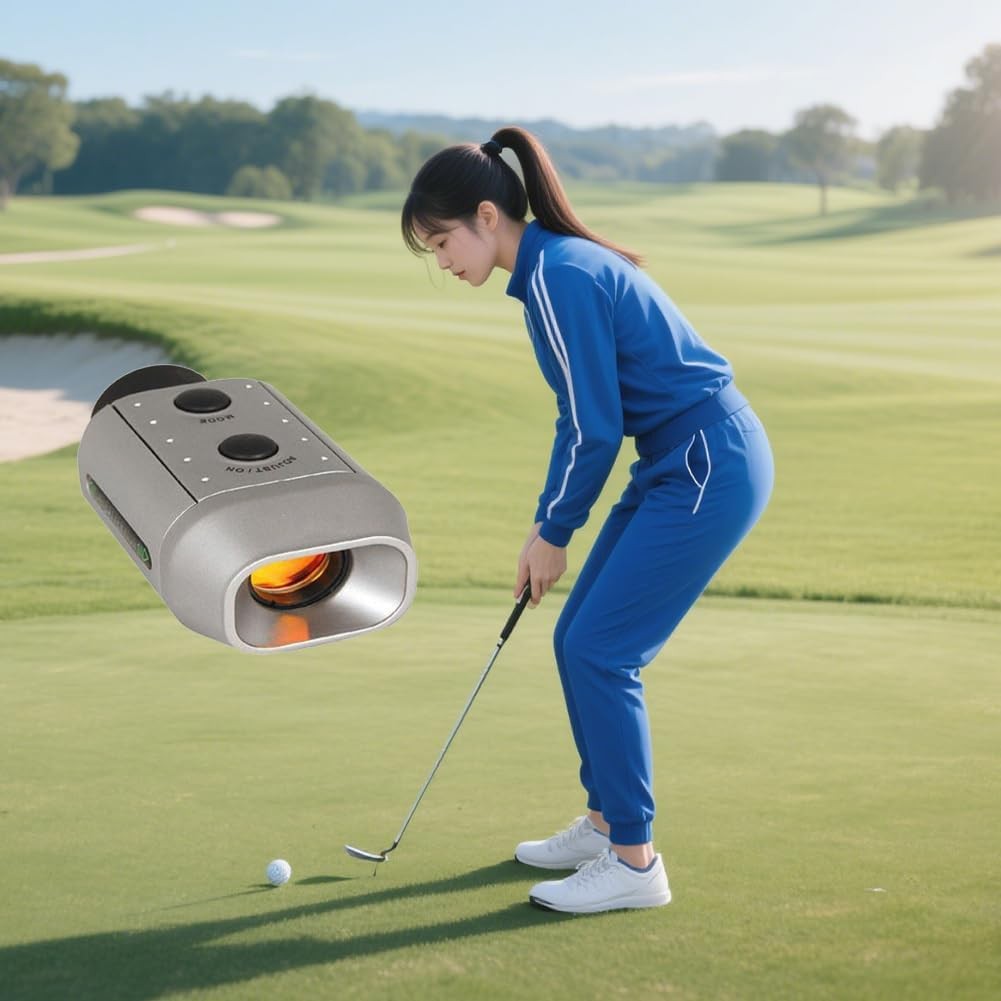 Golf Rangefinder Laser Distance Meter Compact Electronic Range Finder