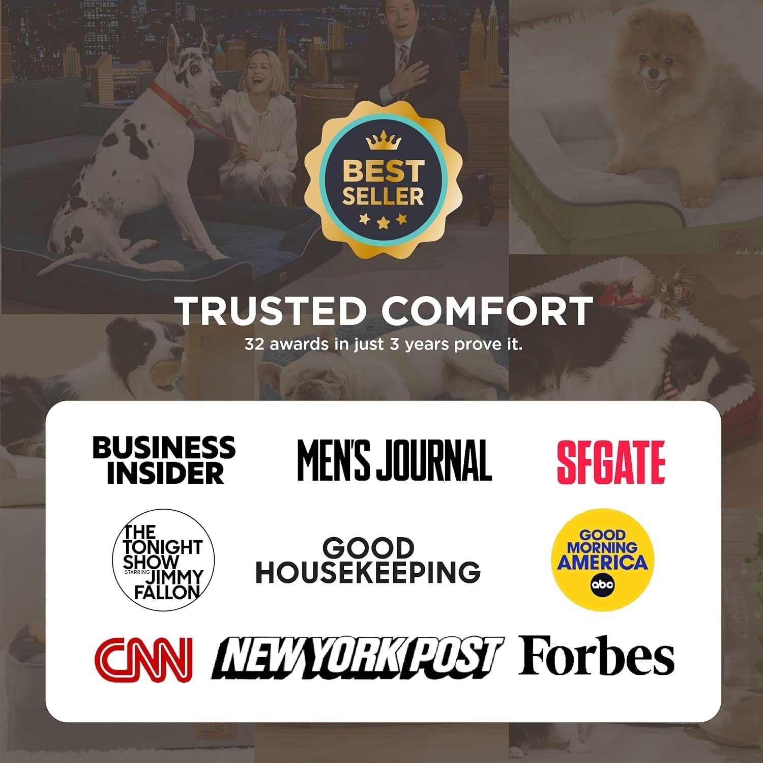 Medium Orthopedic Dog Sofa Bed Waterproof Washable 71x58x16cm