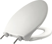 White Closed Front Toilet Seat | Commercial, Heavy-Duty, Stay-Tite