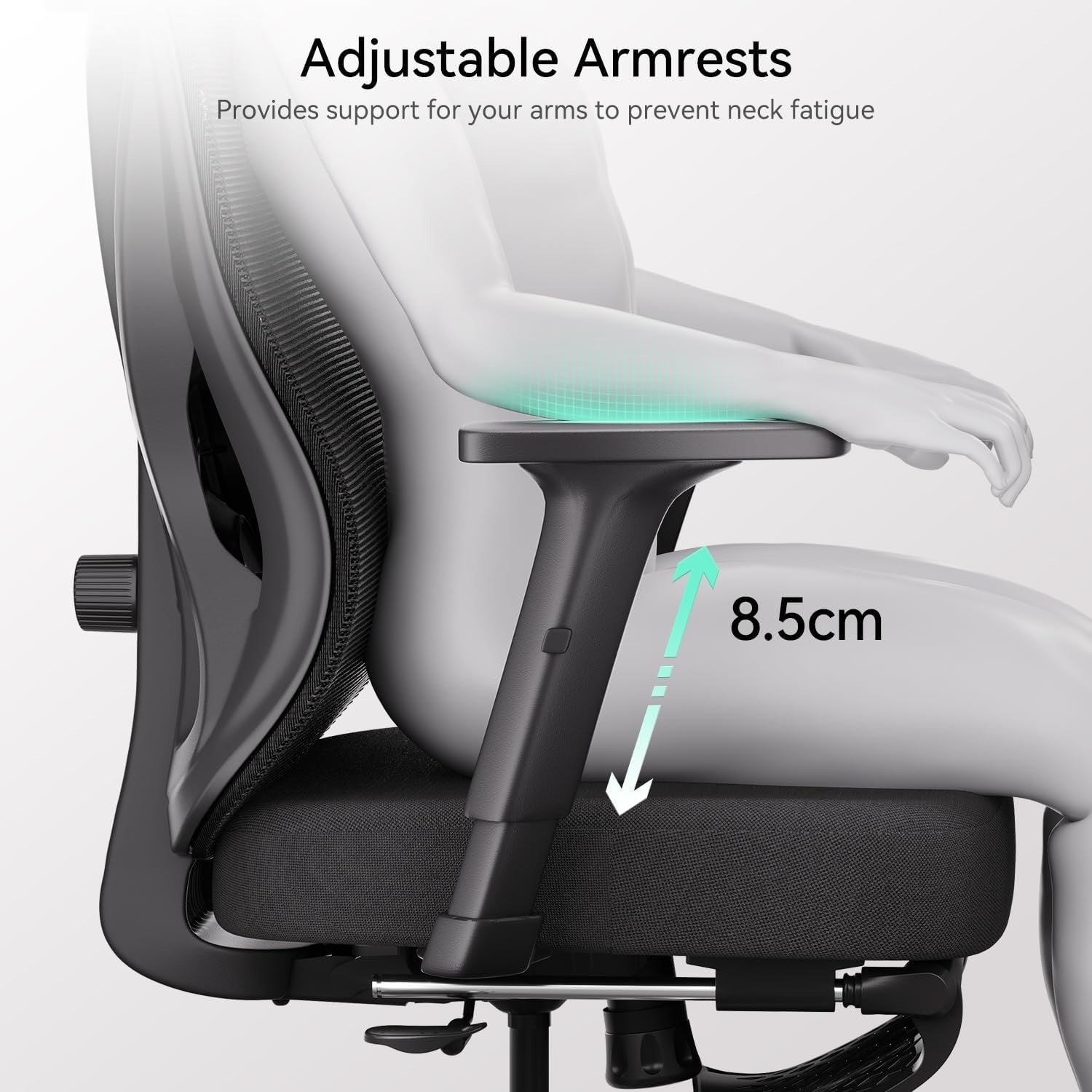 Ergonomic Mesh Office Chair Lumbar Support Adjustable Desk Rolling High Back