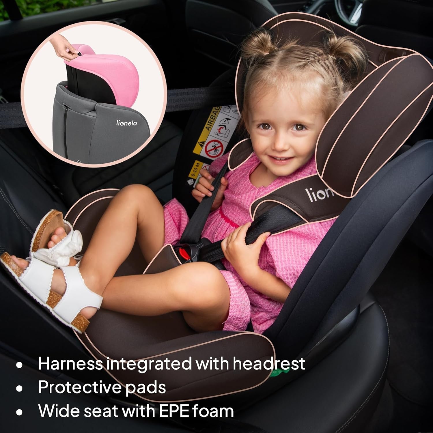 360° Swivel ISOFIX i-Size Baby Car Seat 0–12 Years Rear & Forward Facing