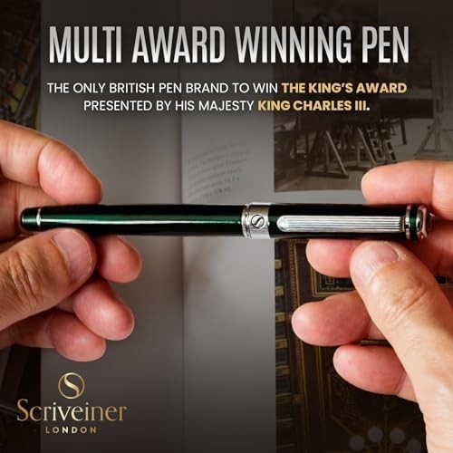 Luxury Rollerball Pen British Racing Green Chrome Medium Gift