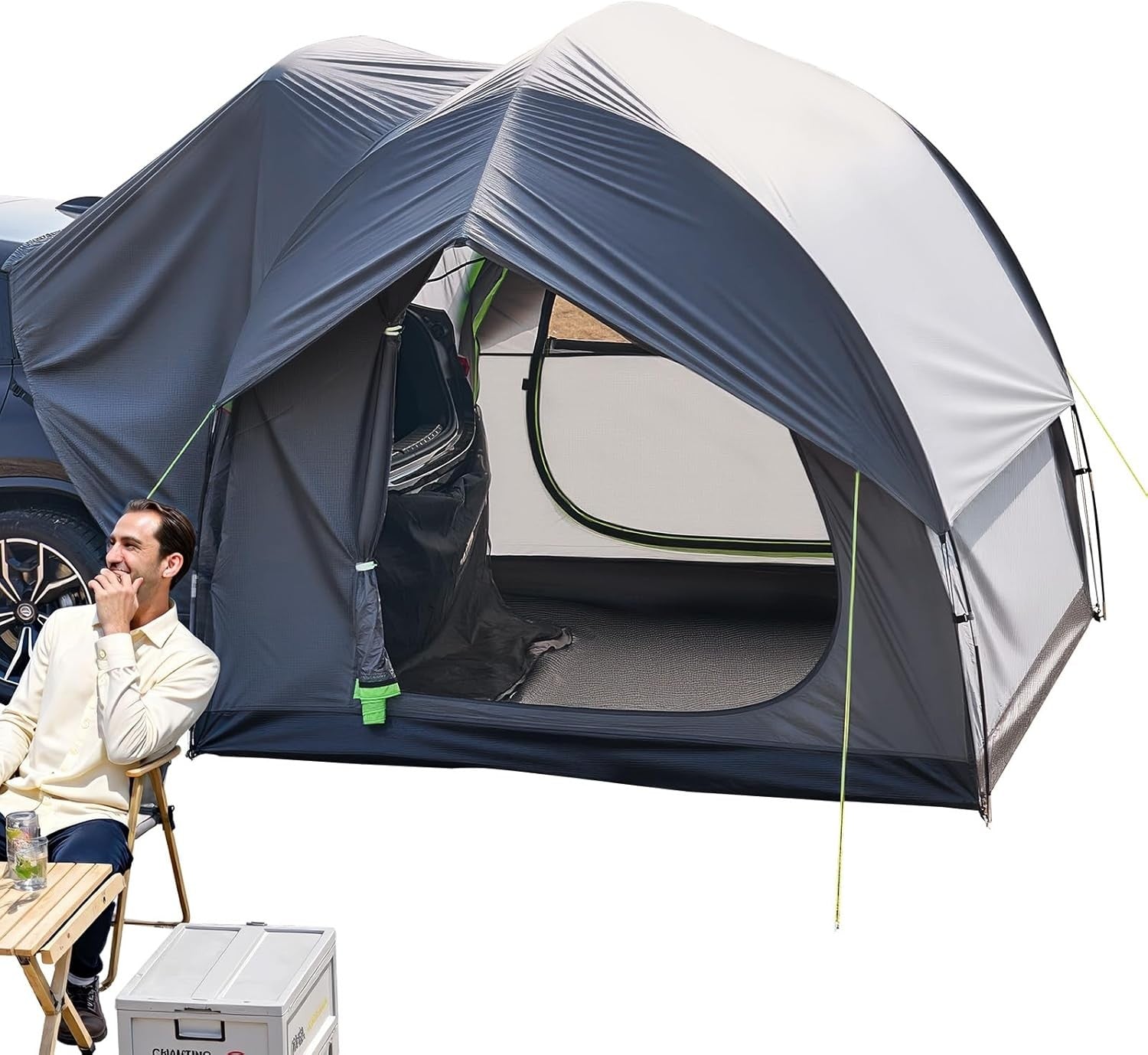 SUV Camping Tent Waterproof 8x8ft Car Tailgate Awning Shelter