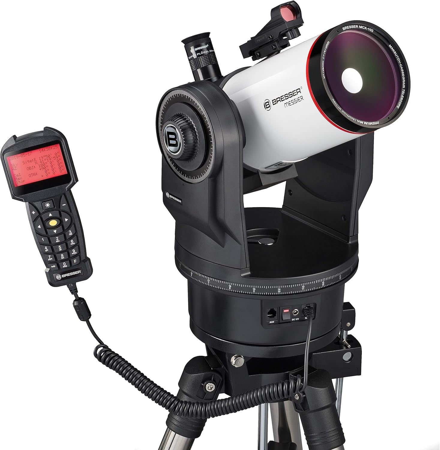 102/1470 GoTo Maksutov Telescope EQ/AZ Mount w/ Tripod & Smartphone Holder