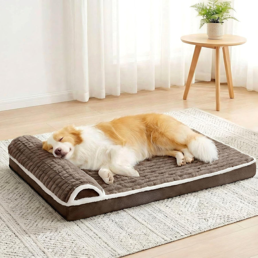 Jumbo Orthopedic Dog Crate Bed 142x101cm Waterproof