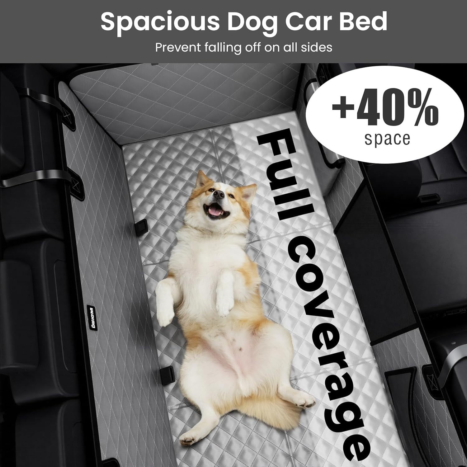 Dog Car Seat Cover Extender Truck SUV Waterproof Hammock 145x73cm