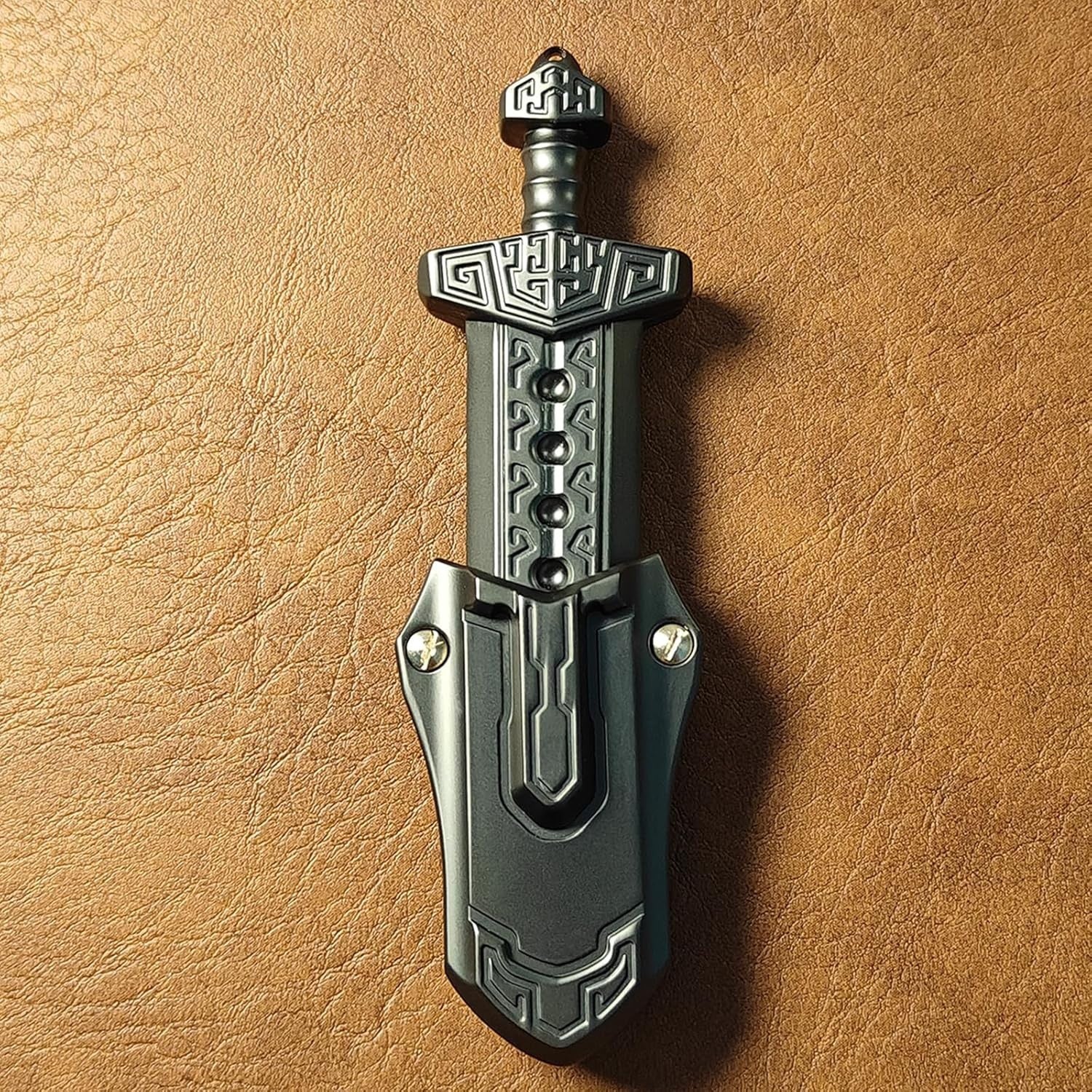 Sword Style Fidget Slider Metal EDC Stress Relief Clicker