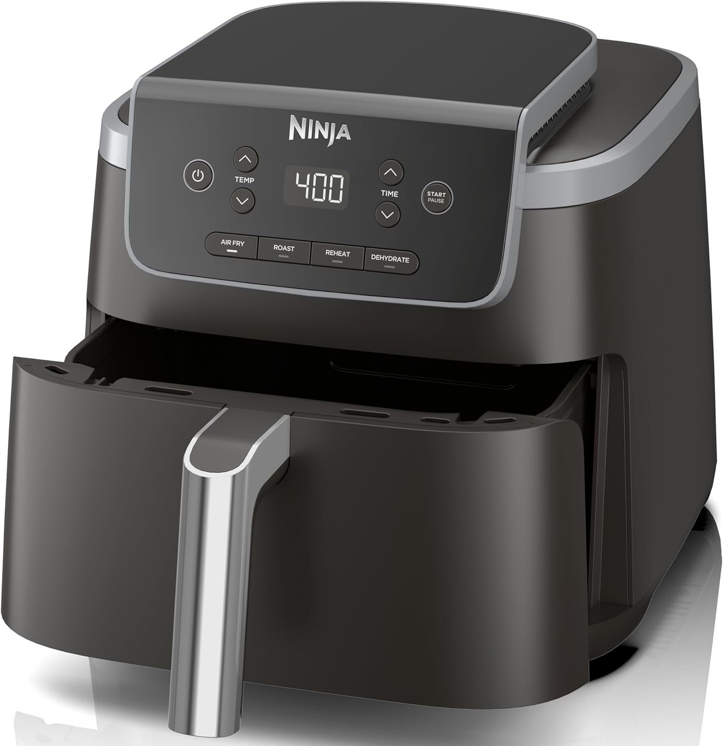 Air Fryer Pro 5QT 4-in-1 400°F Air Crisp Roast Reheat Dehydrate Nonstick