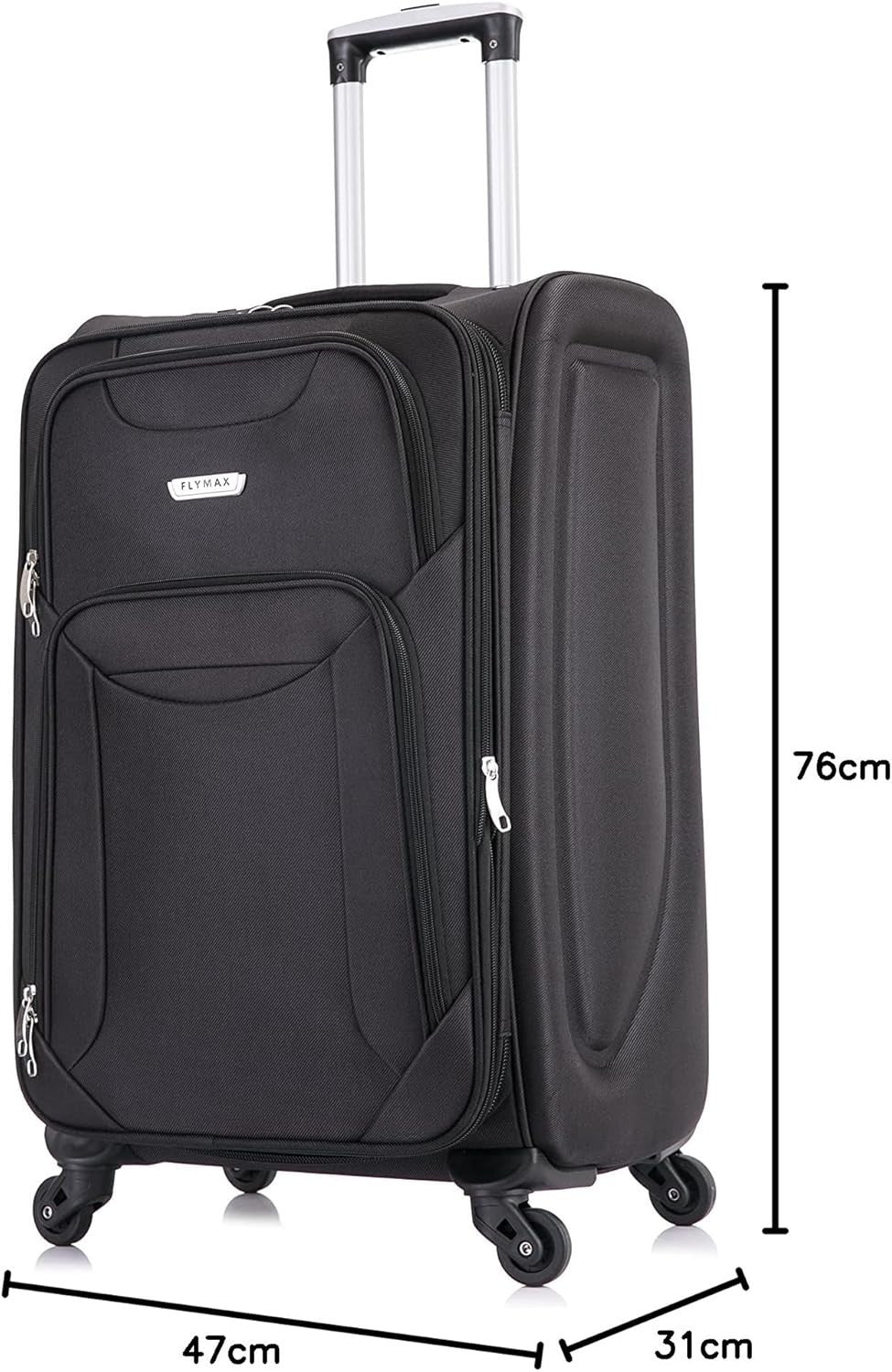 29” Large Lightweight Expandable Suitcase 4 Wheel Travel Luggage Lock