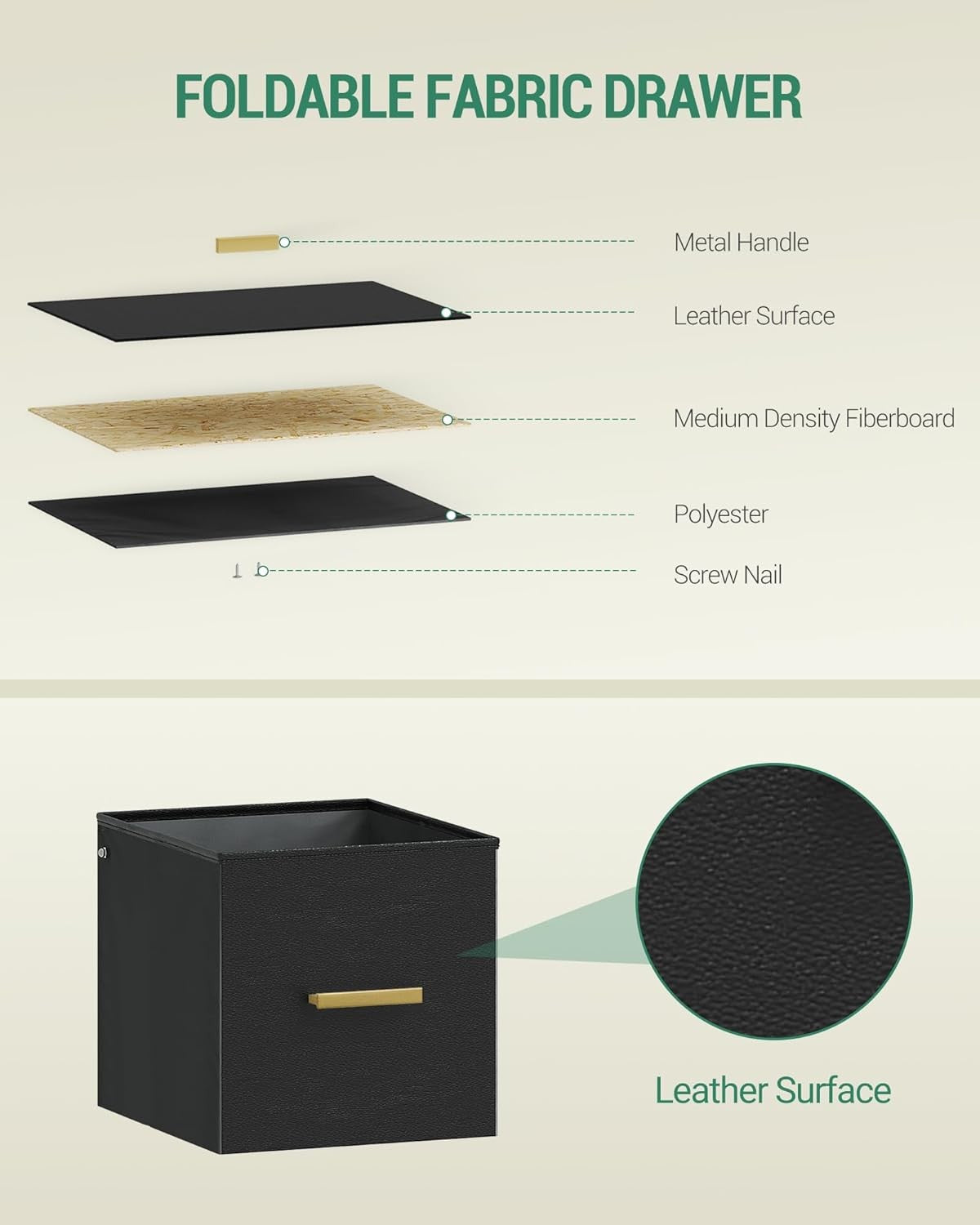 Set of 2 Slim Black Bedside Tables – Modern Narrow Nightstands with Drawer & She