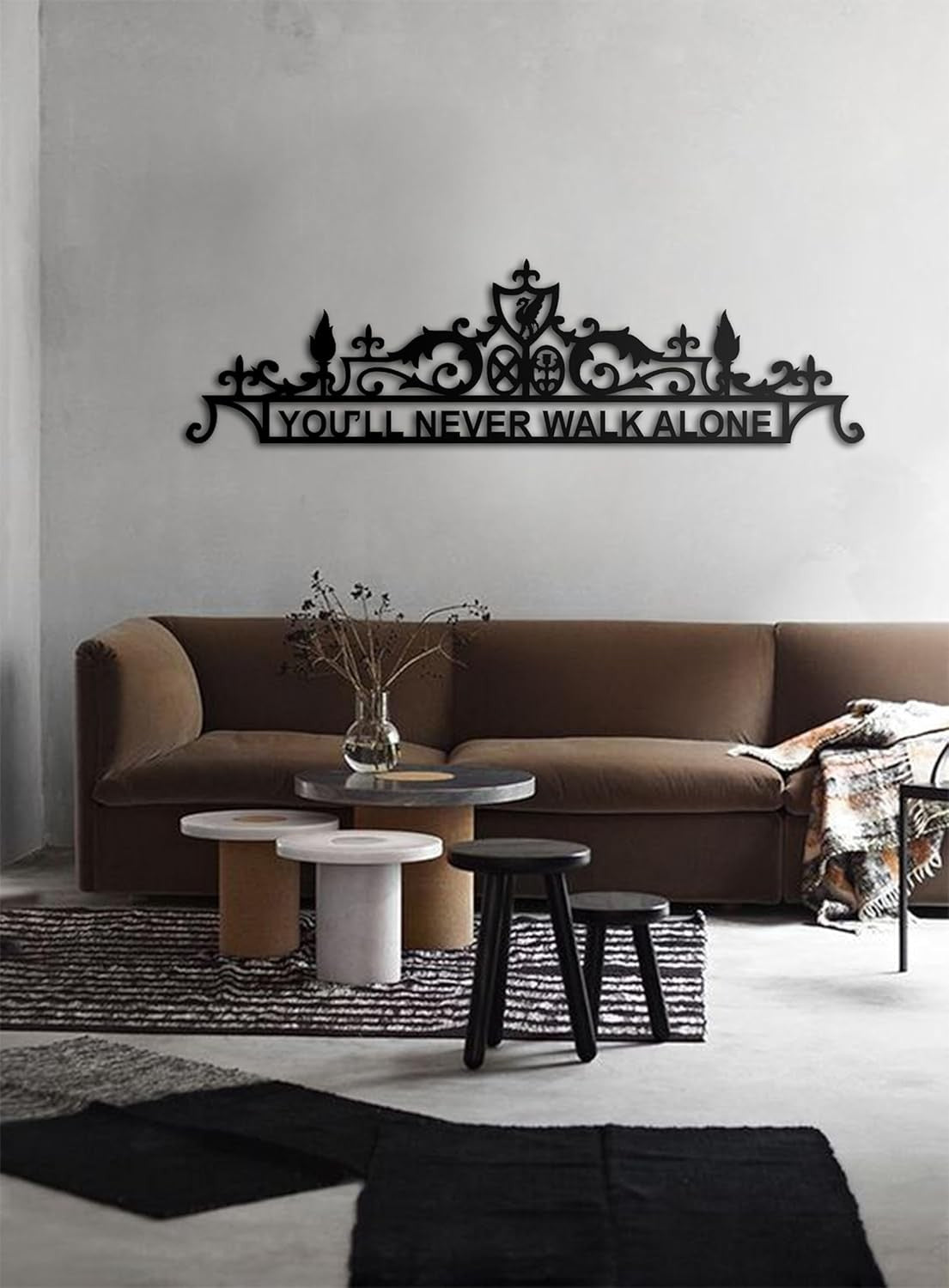 You’ll Never Walk Alone Metal Wall Art 60x28.9cm