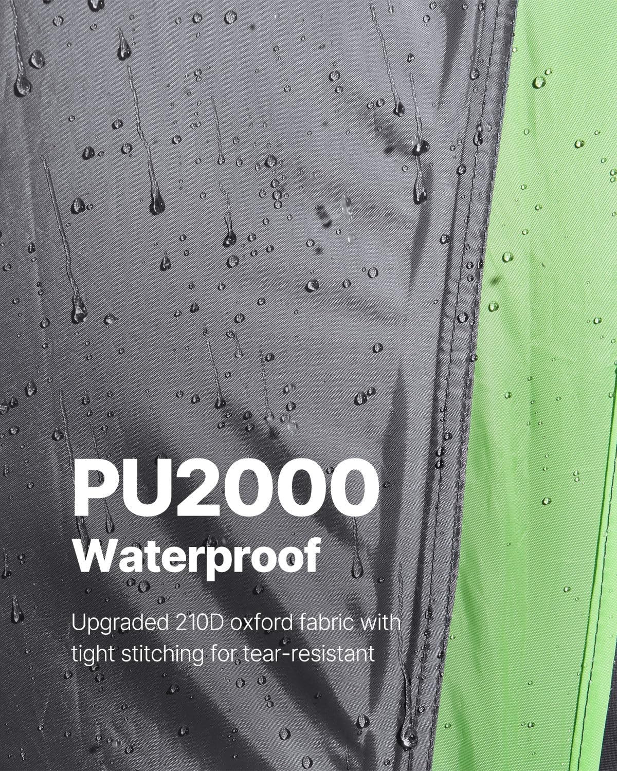SUV Camping Tent PU2000mm Waterproof Double Layer w/ Awning