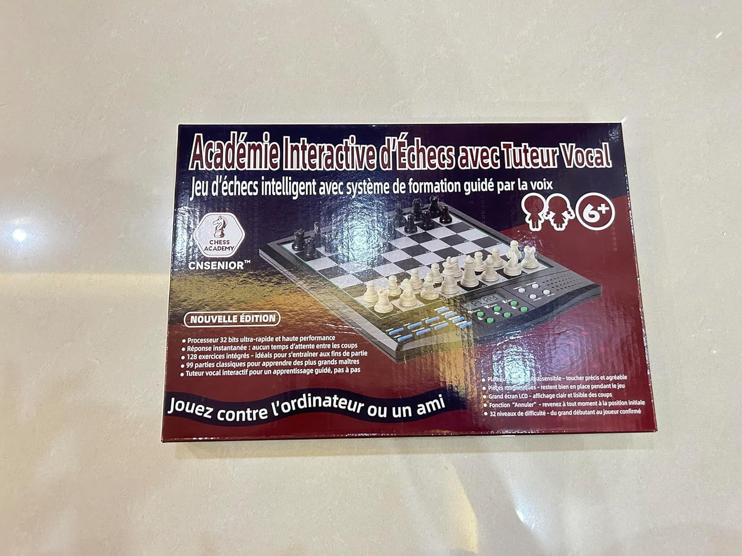 2000 ELO Electronic Chess Computer | LCD Display & Voice Tutor | Magnetic Board