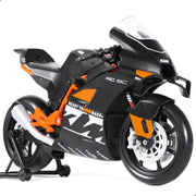 1:12 Diecast Sports Motorcycle Model - Track-Ready Detail, Rotating Wheels