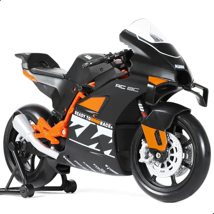 1:12 Diecast Sports Motorcycle Model - Track-Ready Detail, Rotating Wheels
