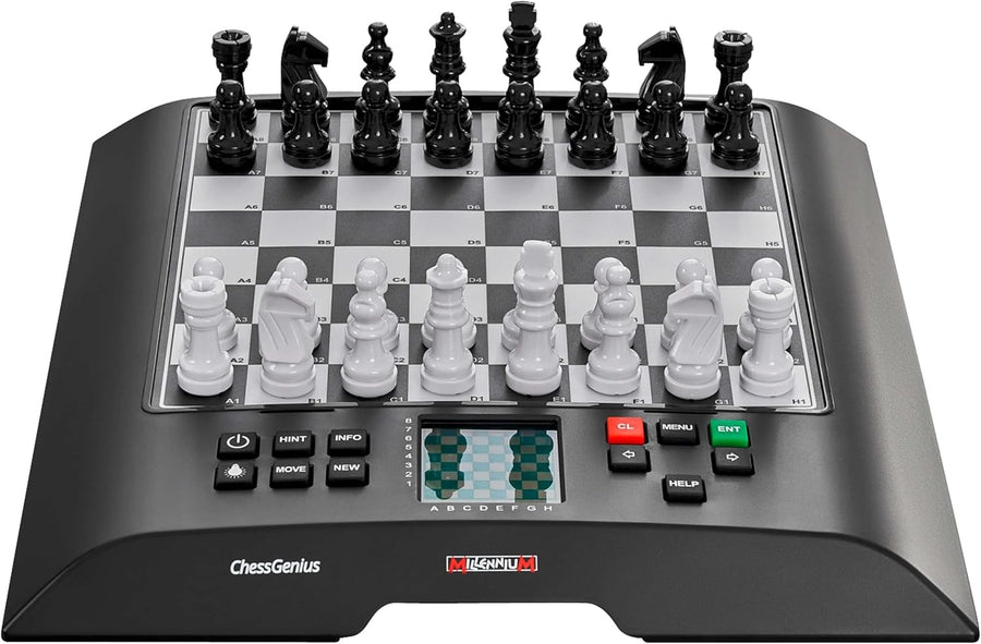 Electronic Chess Computer with Training Modes & Beginner-Friendly Design