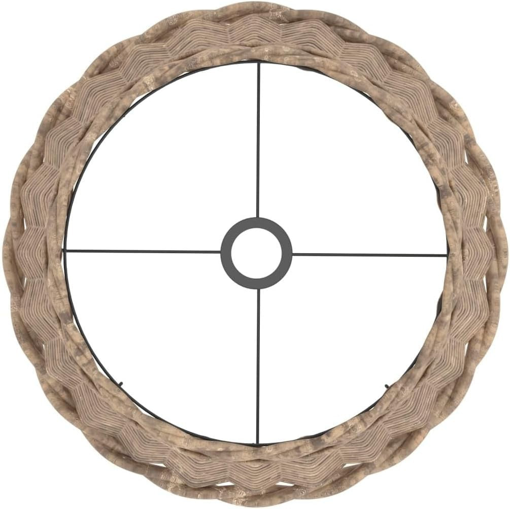 Natural Wicker Drum Lampshade 40cm Ceiling Table Light Shade E27