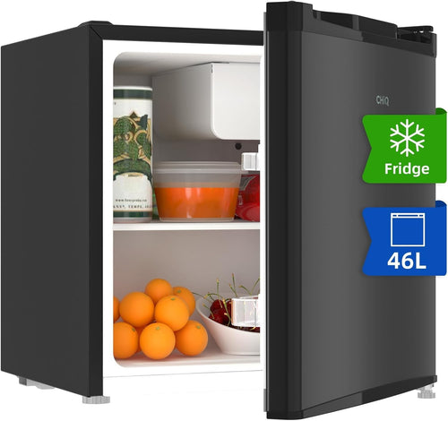 46L Mini Fridge Tabletop Drinks Cooler Adjustable Shelves Low Noise
