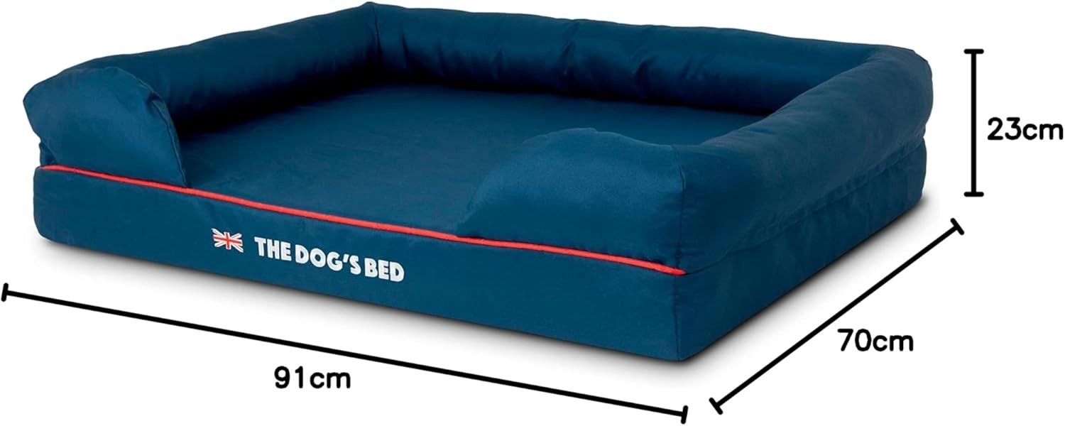 Orthopedic Memory Foam Dog Bed Large Washable 91x70cm