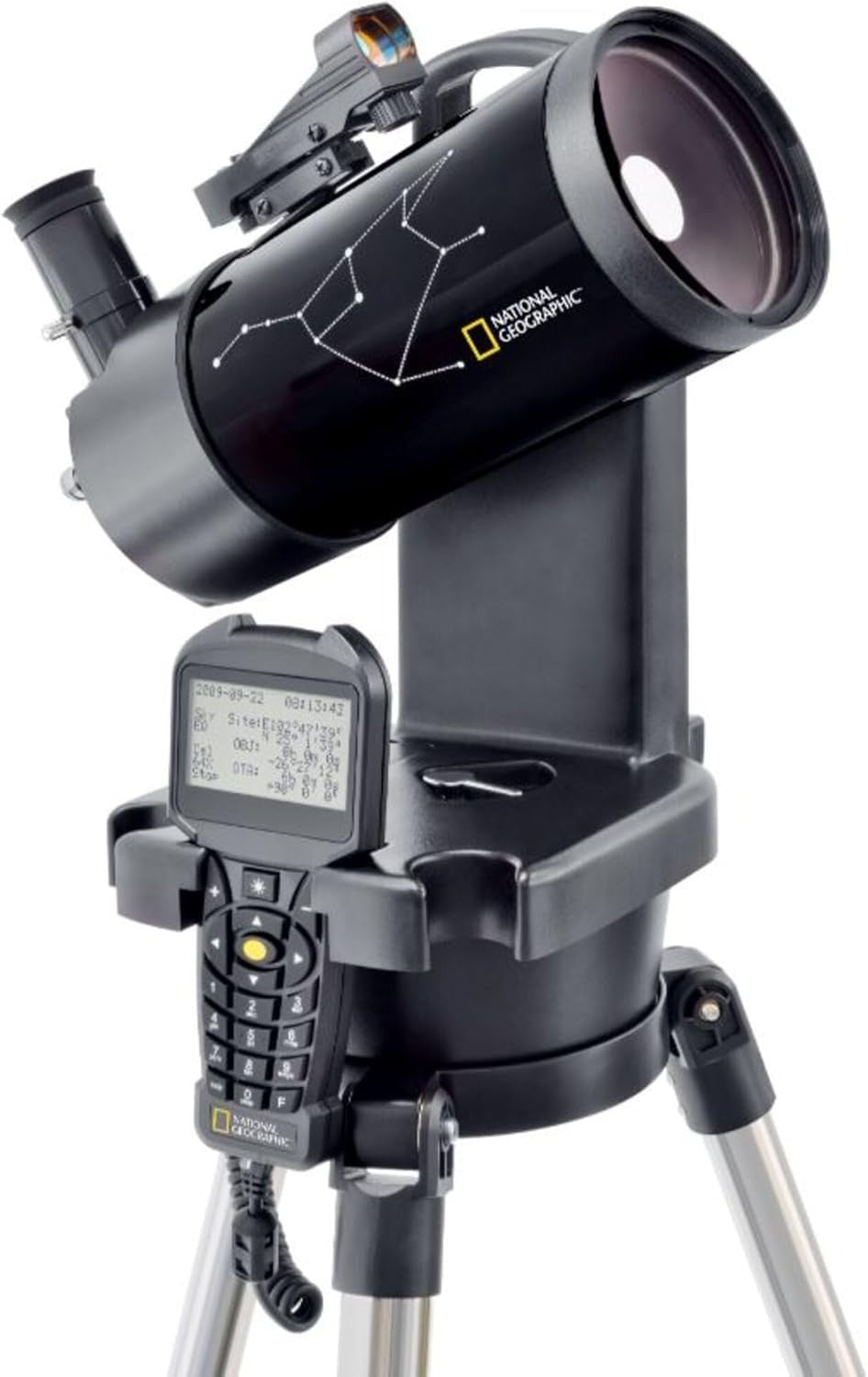 90/1250 Maksutov Telescope GoTo Equatorial Mount Auto Focus Black Set