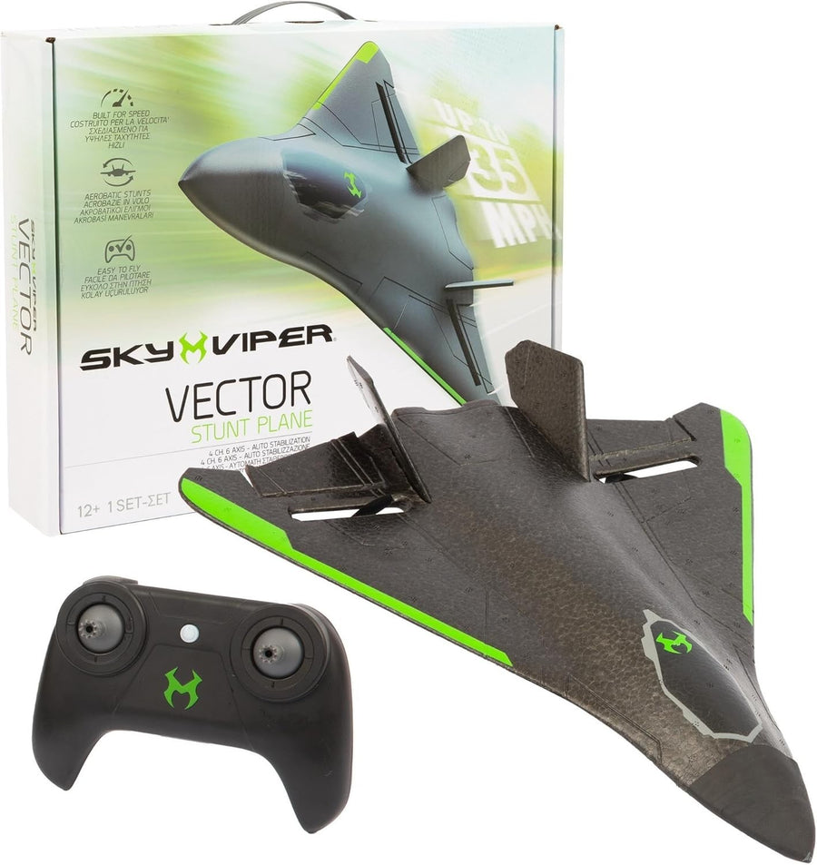 Sky Viper Vector Jet Drone 35mph Speed 600ft Range Position Hold Stunt Toy